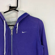 Purple Nike zip up Hoodie Women's Medium