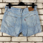 Blue Levi's 501s Denim Jorts W34