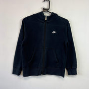 00s Black Nike zip up Hoodie Youth's Medium