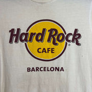 White Hard Rock Cafe Barcelona T-Shirt XS