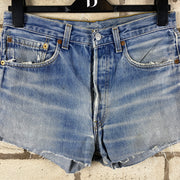 Blue Levi's 501s Denim Jorts W34