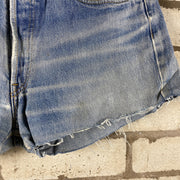 Blue Levi's 501s Denim Jorts W34