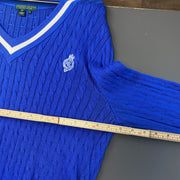 Blue Ralph Lauren Cable Knit Sweater Women's XL