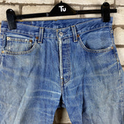 Blue Levi's 501 Denim Jorts W31