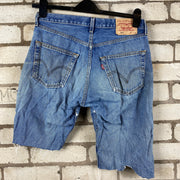 Blue Levi's 501 Denim Jorts W31