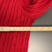 Red Chaps Cable Knit Sweater Women's XL