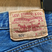 Blue Levi's 501 Denim Jorts W31