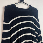 Black and White Polo Ralph Lauren Jumper Women's Small