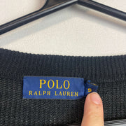 Black and White Polo Ralph Lauren Jumper Women's Small
