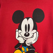 Red Disney Sweatshirt Women's Large