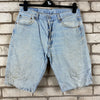 Blue Levi's 501 Denim Jorts W37