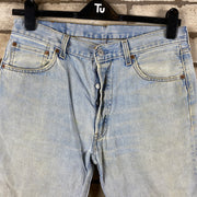 Blue Levi's 501 Denim Jorts W37