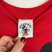 Red Disney Sweatshirt Women's Large