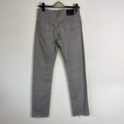 Grey Levi's 510 Skinny Trousers Womens 18