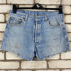 Blue Levi's 501 Denim Jorts W36