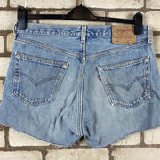 Blue Levi's 501 Denim Jorts W36