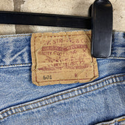 Blue Levi's 501 Denim Jorts W36