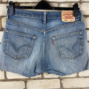 Blue Levi's 501 Denim Jorts W33