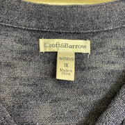 Navy Croft & Barrow Knit Jumper Sweater XL Womens