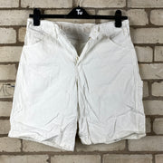 White Dickies Workwear Carpenter Shorts W34