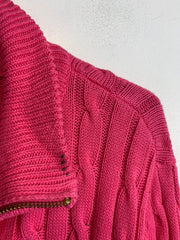 Pink Chaps Knitwear Sweater Women's Large