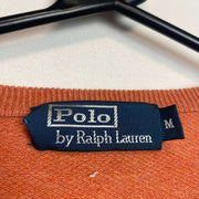 Vintage Orange Polo Ralph Lauren Knitwear Jumper Women's Medium