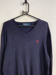 Navy Polo Ralph Lauren Jumper Men's Large