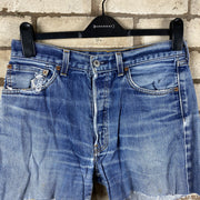 Blue Levi's Denim Jorts W32