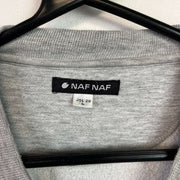 Grey Naf Naf Sweatshirt Men's Large