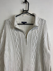 White Chaps Knitwear Sweater Women's XXL