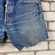 Blue Levi's 501 Denim Jorts W33