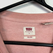 Pink Levi's Sweatshirt Women's Large