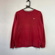 00s Red Nike Sweatshirt Youth's Large