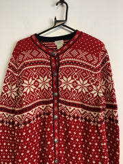 Red L.L.Bean Knitwear Sweater Women's Large