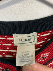 Red L.L.Bean Knitwear Sweater Women's Large