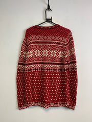 Red L.L.Bean Knitwear Sweater Women's Large