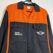 Mini Orange Black Workwear Jacket Motor Medium