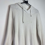 White Ralph Lauren Hoodie Jumper Women's Large