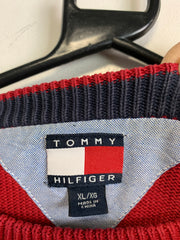 Red Tommy Hilfiger Knitwear Sweater Men's XL