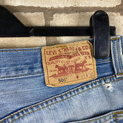 Blue Levi's 501 Denim Jorts W33