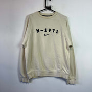 00s Cream White Nike Sweatshirt Men's Small