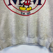 Grey Mickey Mouse Hoodie Women's Large