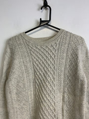 Grey Levi's Chunky Knit Sweater Women's Medium