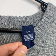 Grey Chaps Knitwear Sweater Men's Large