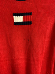 Red Tommy Hilfiger Knitwear Sweater Women's Medium