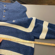 Navy Knitwear Chaps Sweater Women's XXL