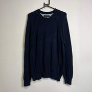 Navy Tommy Hilfiger Knit Jumper Sweater Large