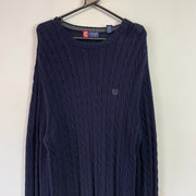 Navy Chaps Cable knit Sweater Women's XL