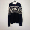 Black and White Chaps Knitwear Sweater Women's XL