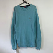 Light Blue Chaps Knitwear Sweater Women's Large